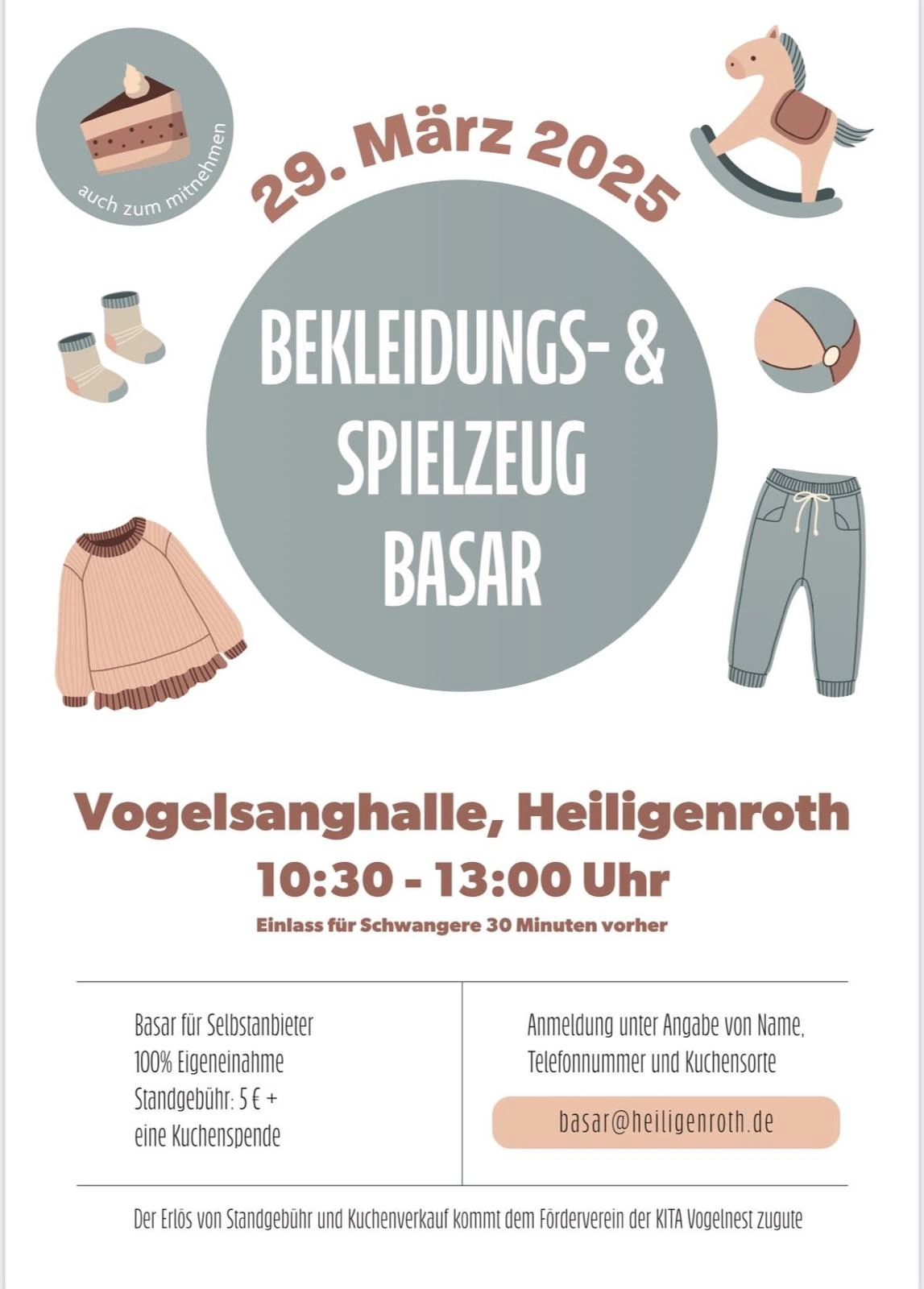 Bekleidungs- und Spielzeugbasar