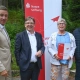 Von links Naspa-Stifung, Michael Baumann, Naspa-Regionalmarktleiter Stefan Hartmann, Gemischter Chor „ChorFreude Heiligenroth“ Judith Gläser, Landrat Achim Schwickert