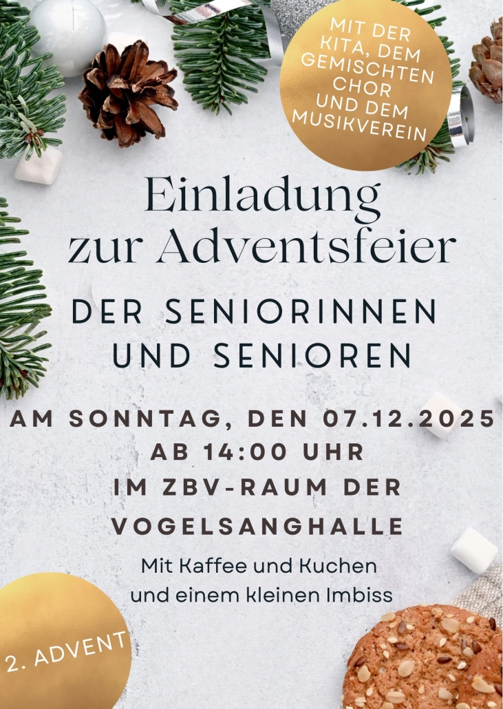 Adventsfeier der Seniorinnen und Senioren