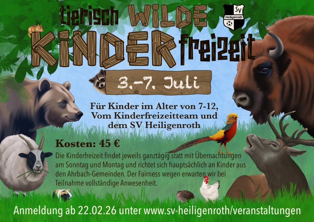 Kinderferienfreizeit 2026