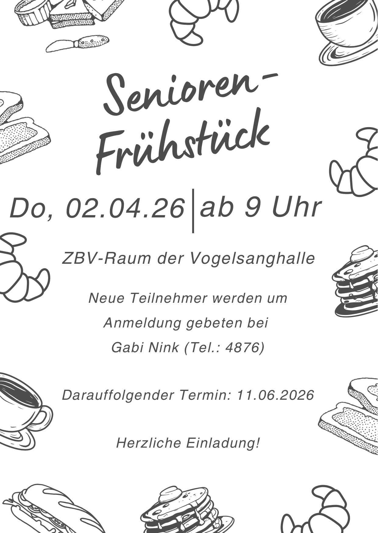 Seniorenfrühstück