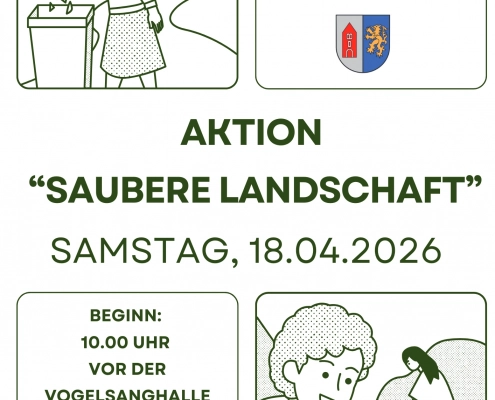 Aktion saubere Landschaft