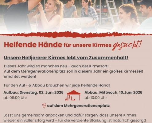 Helfende Hände für Kirmes gesucht