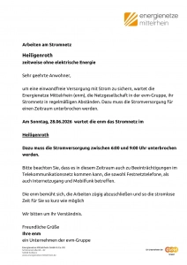 Arbeiten am Stromnetz