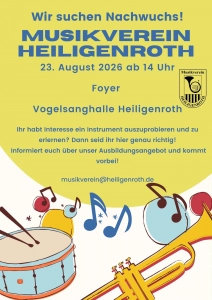 Musikverein Heiligenroth sucht Nachwuchs