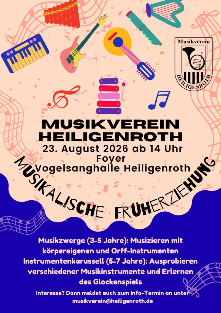 Infotag für Nachwuchs und musikalische Früherziehung